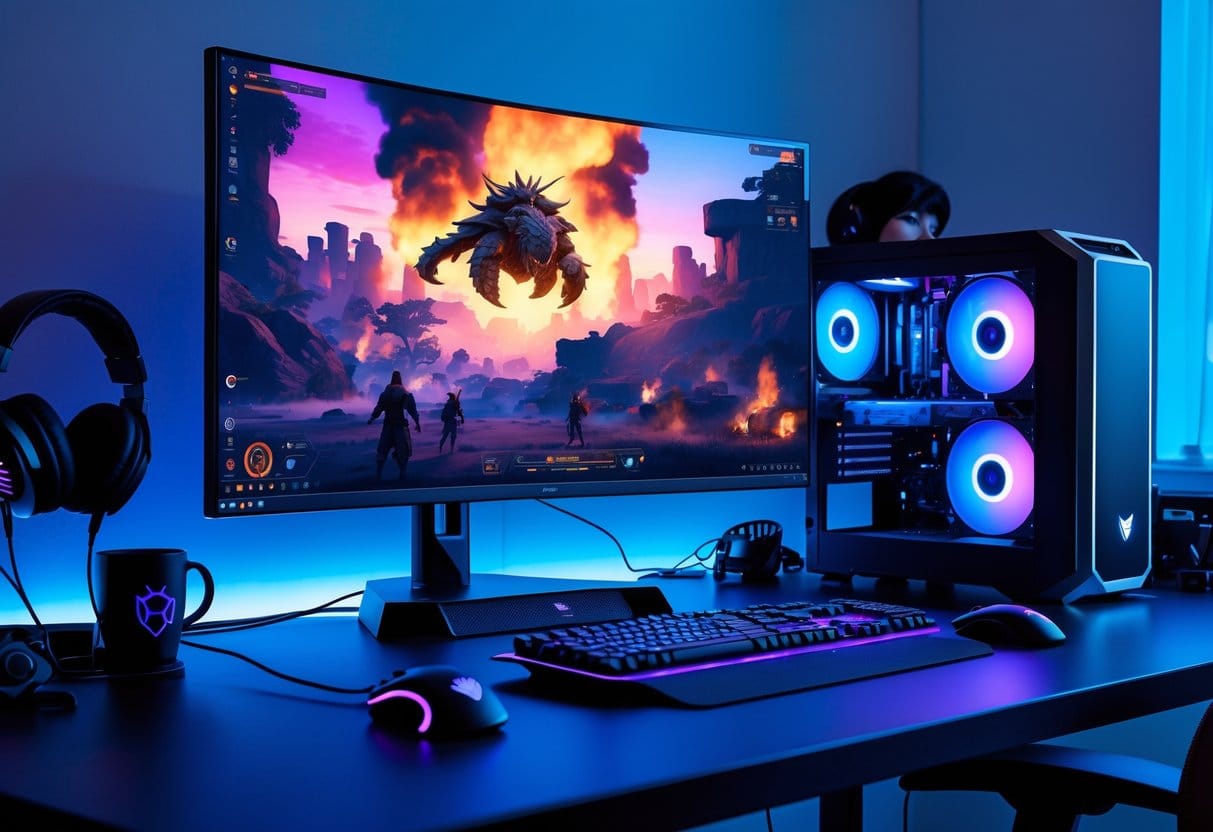 You are currently viewing Den ultimative guide til at vælge den perfekte gaming-skærm til din stationær computer