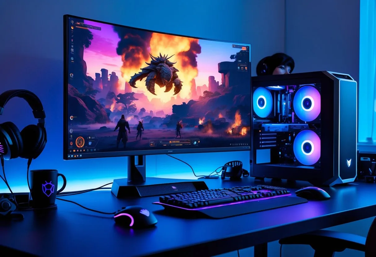 Read more about the article Den ultimative guide til at vælge den perfekte gaming-skærm til din stationær computer